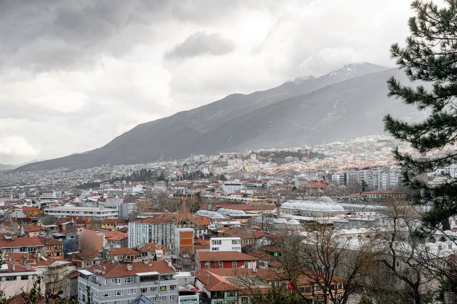 Bursa'nın Nilüfer ilçesindeki Görükle bölgesi ve çevresi
